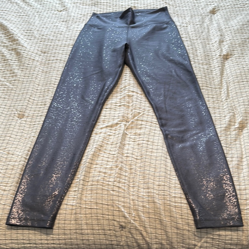 Women's Gray shimmer leggings